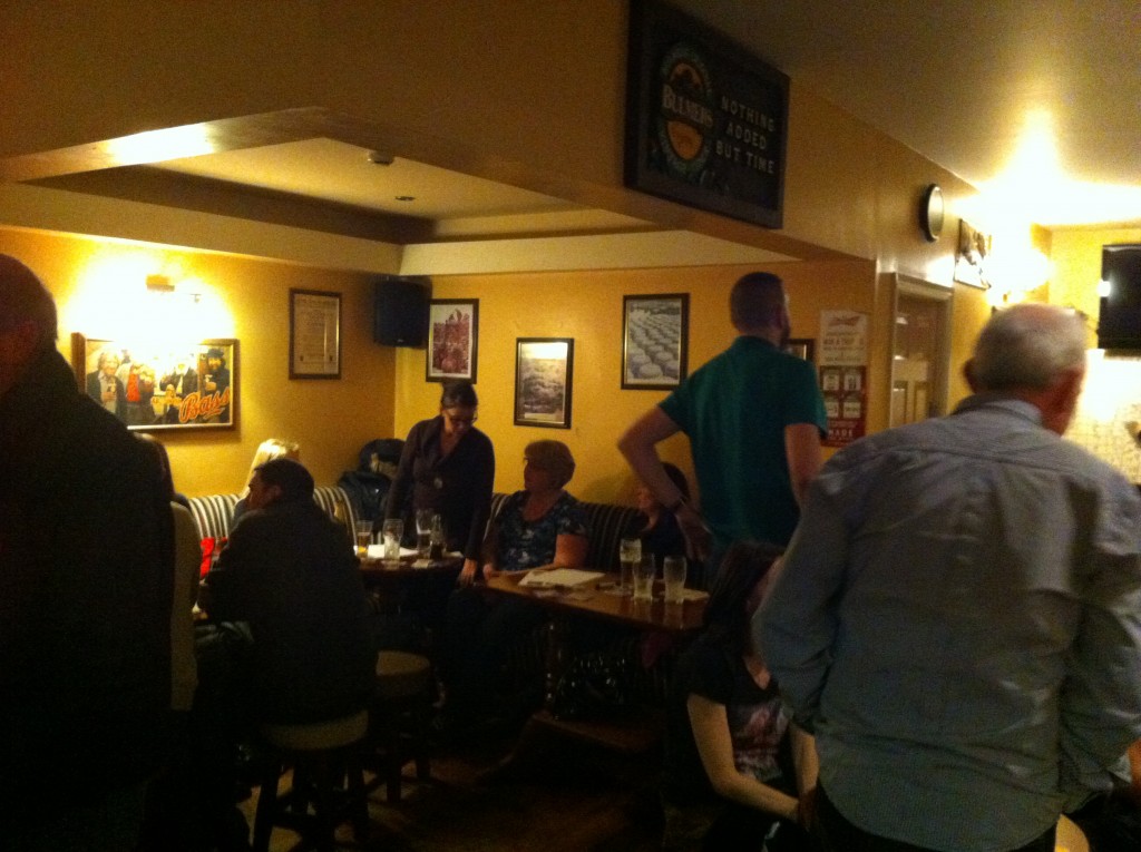 Section of the large attendance at the  Table Quiz on 6th Feb 2015