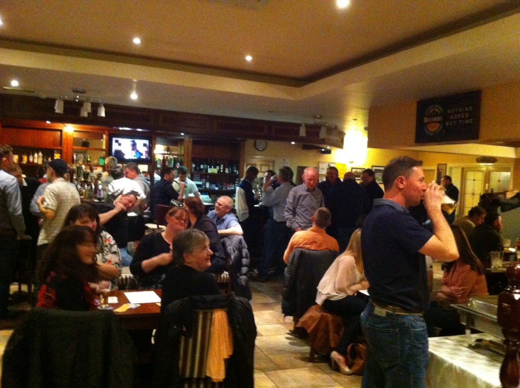 Section of the large attendance at the Table Quiz on 6th Feb 2015